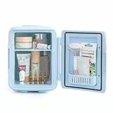 InnovaGoods® Mini frigorifero portatile per cosmetici, frigorifero piccolo 4L, mini frigorifero per camera da letto, auto, scrivania da ufficio, due marce - refrigeratore e riscaldatore.