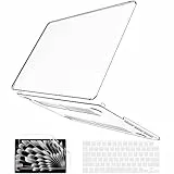 B BELK Compatibile con MacBook Air 15 pollici Custodia 2023 Versione Chip M2 Modello A2941 Touch ID Retina Display, Custodia Rigida in Plastica +Cover per Tastiera + Pellicola Protettiva, Trasparente