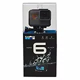 GoPro HERO6 Videocamera di azione (4K, 12 MP, robusta e sommergibile fino a 10 m senza custodia, touchscreen da 2 '), Nero