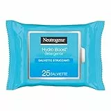 Neutrogena Salviette Struccanti, Hydro Boost, Idratanti, con Acido Ialuronico, Lozione Non Grassa, Confezione da 25