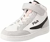 FILA Crew Velcro Mid Kids, Scarpe da ginnastica Unisex - Bambini e ragazzi, Grigio Gray Violet Pale Rosette, 34 EU