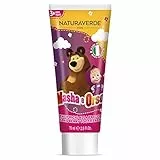 Naturaverde | Kids - Masha & Orso - Dentifricio alla Fragola per Bambini, Dentifricio Bambini con Formula Delicata, Dentifricio Masha e Orso, 75ml, 1 item