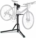 Sportneer Cavalletto Manutenzione Bici, Cavalletto per Riparazione delle Biciclette, Max 27 kg, Cavalletto Bici in Alluminio, Regolabile in Altezza Ruotabile a 360 °, Adatto per Mountain Bike e-Bike
