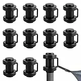 10Pezzi Tappi Terminali per Trampolino Ø 25 mm Tappi Rete Trampolino Tappi Terminali per Aste di Rete del Trampolino Ricambi Tappeto Elastico Tappi per Trampolino per Aste Rete del Trampolino Elastico