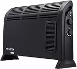 Rowenta Termoventilatore Vectissimo CO3035 | Due livelli di potenza | Riscaldamento elettrico | Interno | Per ambienti di 25 m², nero