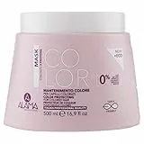 Alama Professional Color Maschera Mantenimento Colore per Capelli Colorati, Giallo, 500 Millilitri