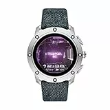 Diesel Smartwatch da uomo in acciaio inossidabile Axial, smartwatch touchscreen con vivavoce, notifiche della frequenza cardiaca, NFC e smartphone DZT2015