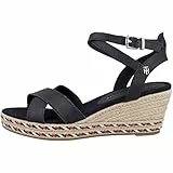 Tommy Hilfiger Sandalo Femminile con Zeppa Bassa, Espadrillas Donna, Cielo del Deserto, 40 EU