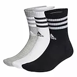 adidas IC1323 3S C SPW CRW 3P Calzini medium grey heather/white/black M