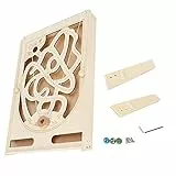 Agatige Gioco del Labirinto per Bambini, Puzzle di Flipper in Legno Giochi di coordinazione Occhio-Mano per Giocattoli educativi(Gioco del Labirinto)