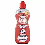 Omino Bianco - Additivo Lavatrice Totale Gel 5 Azioni in 1 per Bucato, Azione Smacchiante e Igienizzante, 900 ml