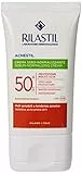 Rilastil Acnestil Crema Sebo-Normalizzante, Azione Lenitiva e Opacizzante, Antierima Solare, per Pelli Sensibili a Tendenza Acneica SPF 50+, Confezione da 40 ml