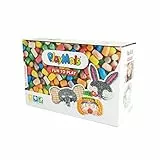 PlayMais Fun TO Play Maschere Kit Creativo per Bambini da 3 Anni in su | 550 Pezzi, 10 Modelli e Istruzioni | Giocattolo Naturale | Promuove la creatività e l'abilità motoria