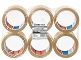 tesa 58174-00000-00 6 x Nastro da Imballo Standard, Trasparente