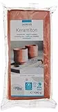 GLOREX 6 1780 707 - Terracotta ceramizzata, circa 1000 g di argilla da modellare pronta all'uso con proprietà simili all'argilla, indurente all'aria o combustibile, inodore dopo la cottura.