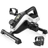 ANCHEER Mini Bicicletta Fitness a Pedale - Mini Cyclette Magnetica stazionaria, Attrezzatura ambulante 2 in 1 per l'allenamento della Forza del Braccio della Gamba del Ginocchio