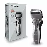 Panasonic Es-Rw33-H503 Rasoio Elettrico Wet&Dry A 2 Lame, Testina Orientabile 8D, Grigio Scuro, ‎4.2 x 5.7 x 15.6 Cm