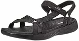 Skechers On-the-go 600 Brilliancy, Sandali Donna, Black Textile Trim, 39 EU