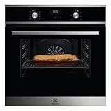 Electrolux SurroundCook® 600 Forno Multifunzione EOF5H40BX, Forno da Incasso, Cottura Multilivello, Pulizia AquaClean, Display LED, Colore Nero con Finiture in Acciaio Inox Antimpronta