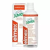 elmex Collutorio Junior 6-12 Anni, 1 Flacone da 400ml I con Fluoruro Amminico I Previene la Sensibilità Dentale e la Carie Radicolare