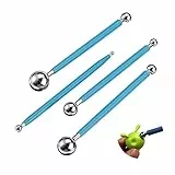 Utensili da Modellare A Sfera,Set di Strumenti per Modellare la Forma,della Sfera Cake Modelling Decorating Tool,Attrezzi Argilla Tools,per la Decorazione di Torte,Scultura di Argilla,4 Pezzi