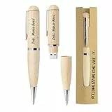 My Custom Style Penna in legno con Pen Drive USB, PERSONALIZZABILE 32Gb