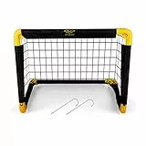 Umbro Porta da calcio -50 x 44 x 44 cm Pieghevole per bambini e adulti - Nero/Giallo