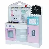 KidKraft Cucina Giocattolo in Legno Dreamy Delights con Accessori per Pentole e Cibo Giocattolo, Giochi per Bambini 3+ Anni, 10119