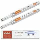 AffyBulb 2 * 10W Lampade di ricambio per lampada antizanzare/zanzariera elettrica - 13in T8 BL368 TUBI UV