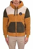 NAPAPIJRI - Felpa Uomo Taralga Colorblock in Pile - Taglia M
