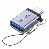 MOGOOD Adattatore USB C Maschio a USB 3.0 Femmina, Adattatore USB a USB C Convertitore OTG Compatibile MacBook Pro, Chromebook, Pixelbook, Microsoft Surface Go, Samsung Galaxy S20 S21 S22 Pixel