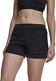 Urban Classics Pantaloncini da Donna a Doppio Strato in Rete, Nero (Black 00007), XL