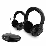 Metronic Cuffie TV stereo wireless Duo 480182 - nere