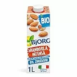 BJORG Bevanda di Mandorla Vegetale Senza Glutine, Vegan