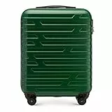 WITTCHEN Trolley Bagaglio a mano - Valigia rigida | Colore: Verde | Materiale: ABS | Dimensioni: 54x39x23 | Peso: 2,7 kg | Capacità: 38 L | 4 ruote