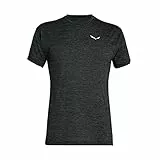 Salewa Puez Melange T-shirt, Uomo, Black Out Melange, XXL