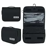 Beauty Case da Viaggio Donna, Beauty Case Donna Uomo Trousse da Viaggio Travel Essentials Porta Trucchi da Viaggio Borsa da Toilette Pensata da Viaggio (Nero)