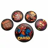 ACTIVISION UTTA3953_1 Pyramid International-Confezione di Badge Crash Bandicoot, Multicolore, One Size