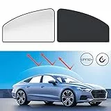 MERTTURM Tendina Parasole Auto per Finestrino Laterale, Tenda Magnetica per Auto Premium per Bloccare Oltre il 99% dei RAGGI UV e CALORE, Ideale per Bambini/Animali, Montaggio Universale