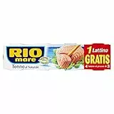 Rio Mare Tonno al Naturale Qualità Pinne Gialle, 1% di Grassi, 3 + 1 Lattine da 80g