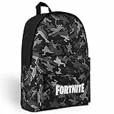 Fortnite Zaino Scuola Elementare Bambino Zaini Scuola Media e Astuccio Set Gadget Ufficiale Zaino Scolastico Sport Gita Viaggio Regalo Per Gamer (Grigio Militare)