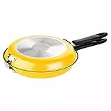 Tescoma 594346 Padella Doppia Girafrittata Antiaderente Per Frittata, Diametro 26 Cm, Giallo