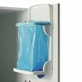 REPLOOD Pattumiera Snella 10 Litri Bianco Cestino Portarifiuti Sospeso 28x16x40 cm