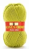 Sirdar Hayfield BONUS gomitolo di lana/filato 100g-785-Verde lime, 1 x 100g Ball