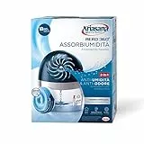 Ariasana Aero 360° kit Assorbiumidità in Plastica Riciclata, Deumidificatore non Elettrico e Riciclabile, Assorbi Umidità contro Condensa e Muffa, 1 Dispositivo e 1 Ricarica TAB da 450 g