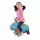 B. toys – Ippopotamo cavalcabile gonfiabile con pompa Inclusa – Giochi cavalcabili per bambini – Salta e rimbalza – 2 anni in su