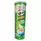 Pringles Tubo Patatine Sour Cream e Onion - Panna Acida e Cipolla - 165 grammi