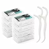 400 Pezzi Bastoncini di Filo Interdentale by Filippo Bianchini, Forcella interdentale,con Contenitore Igienico e Portatile Cura Dentistica per Tutta Famiglia