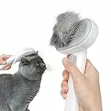 aumuca Spazzola per Gatti e Cani Autopulente, con Setole più Stabili, per Toelettatura Pelo Corto/Lungo per Eliminare Eccesso e Morti Peli, Non Graffiano Sulla Degli Animali