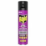 Raid Multinsetto Spray Insetticida, Elimina Cimici, Mosche, Zanzare, Tarme, Vespe, Scarafaggi, Azione Rapida, 1 Confezione da 300ml
